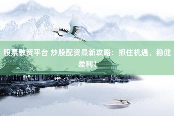 股票融资平台 炒股配资最新攻略：抓住机遇，稳健盈利！